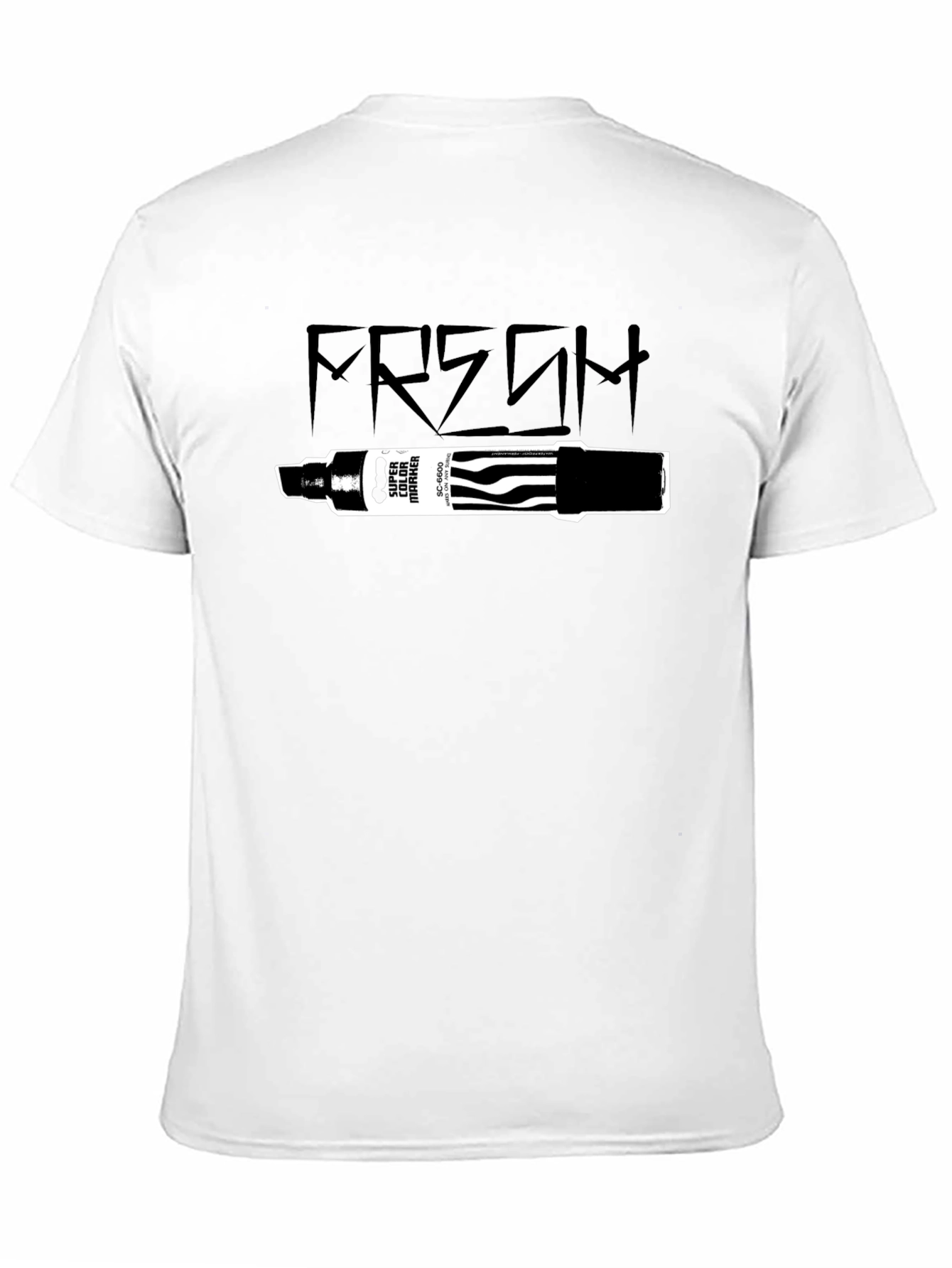 Fresh Marker Graphic T-Shirt - Black