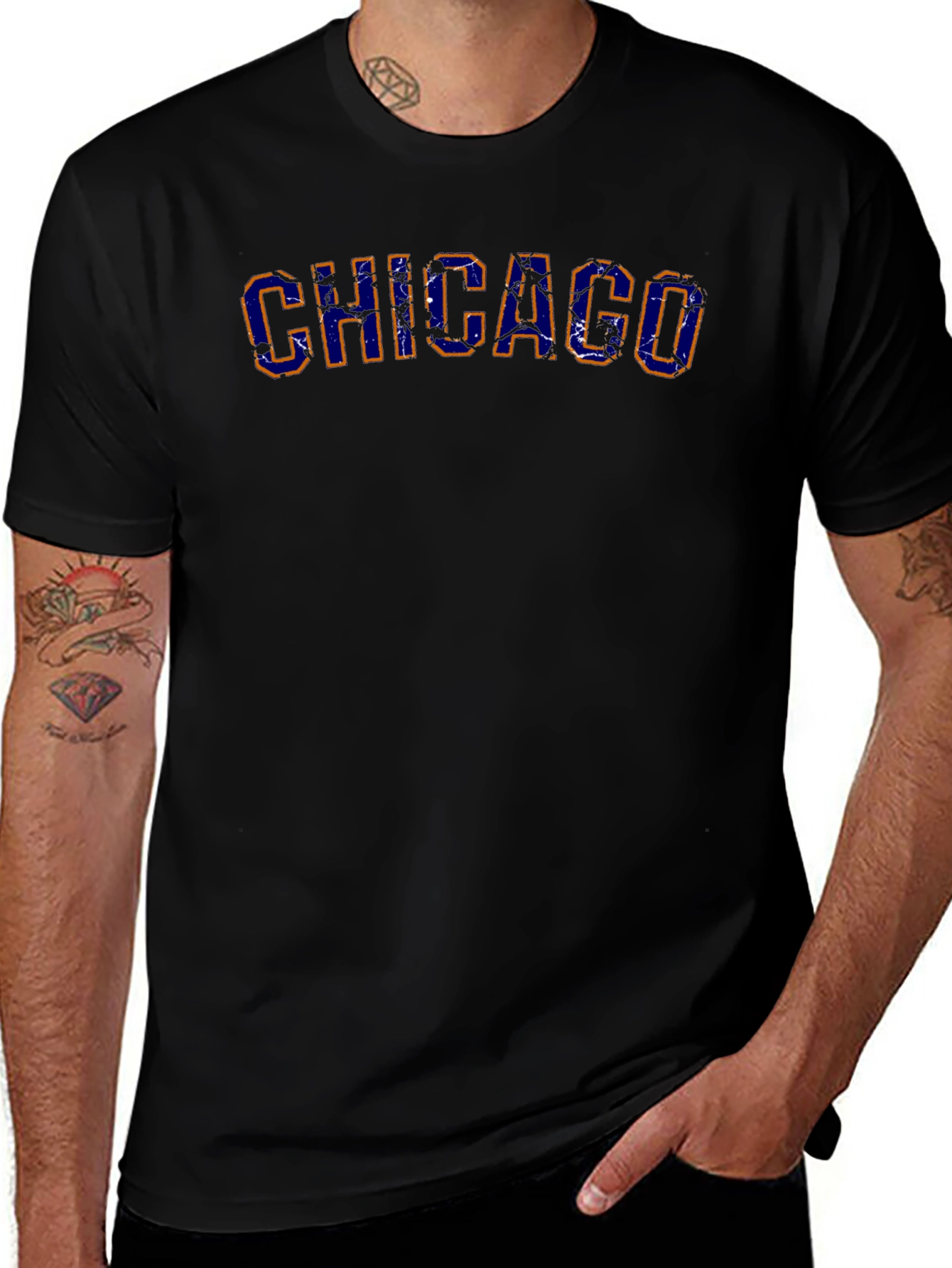 Chicago Graphic Tee - Black T-Shirt