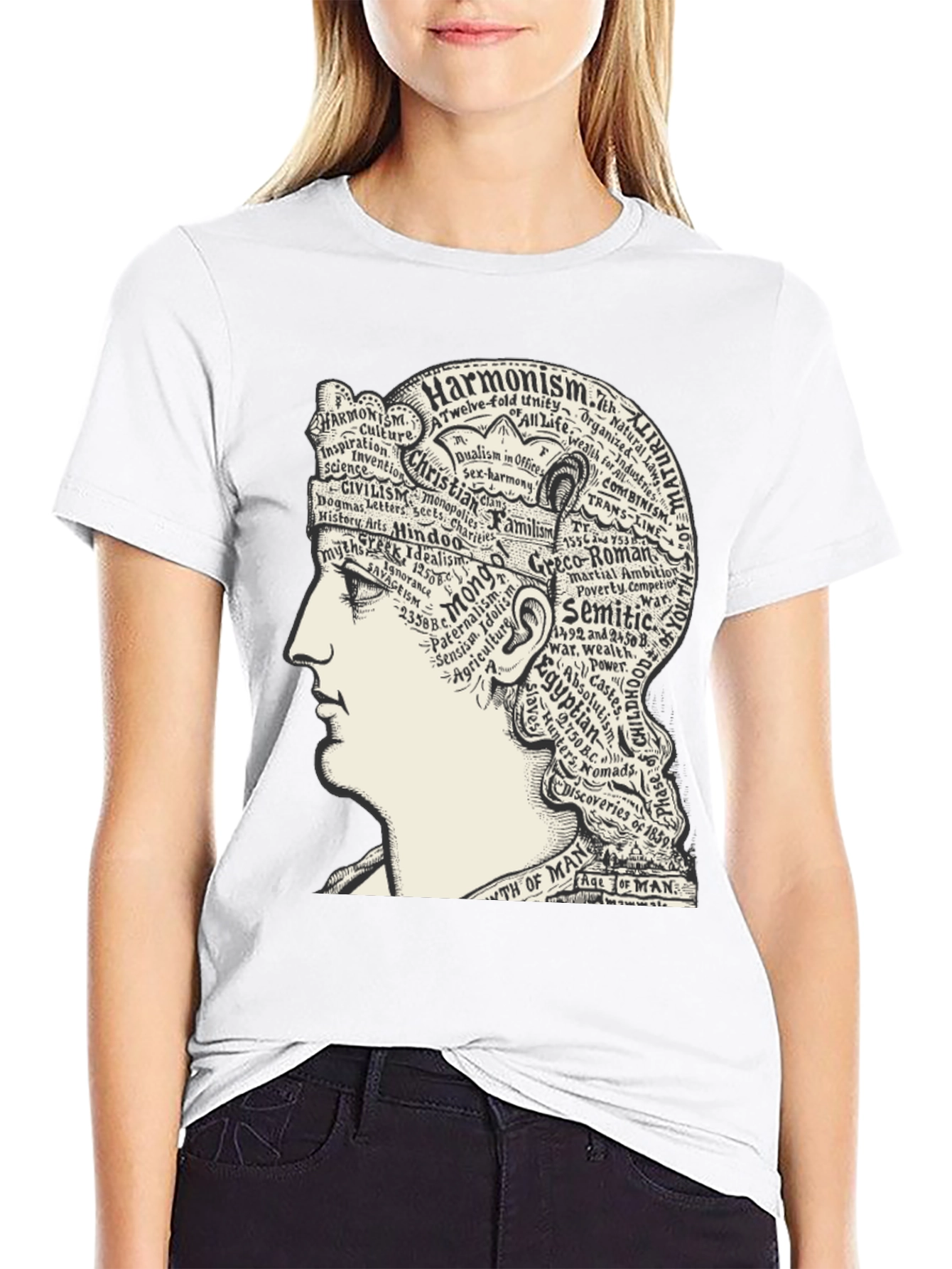 Harmonism Head T-Shirt - Black