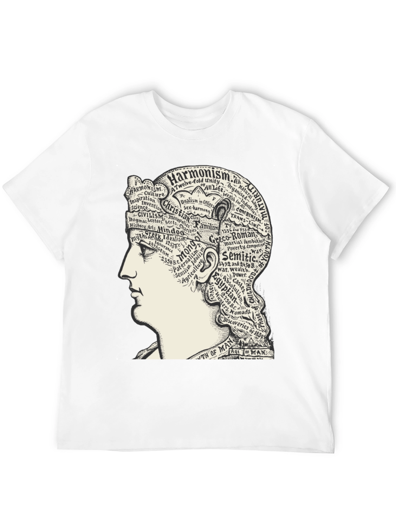 Harmonism Head T-Shirt - Black